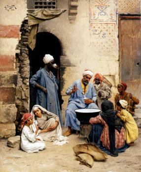 路德維格 多伊特希 The sahleb vendor, Cairo 路德維格 多伊特希 The sahleb vendor, Cairo